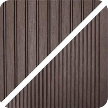 Standard WPC teraszburkolat – kávébarna szín.